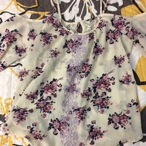 Kohl’s sheer shirt